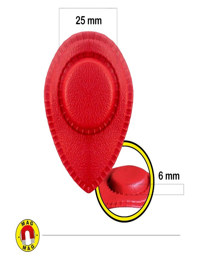 MAG | Kit of 20 Ferrite Magnets | For Biomagnetism Therapy | 1800 Gauss | Color Red | Size 2.5 X .6 cm - Image 4